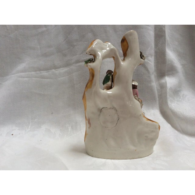Small Antique Staffordshire Vase with Figures For Sale - Image 4 of 7