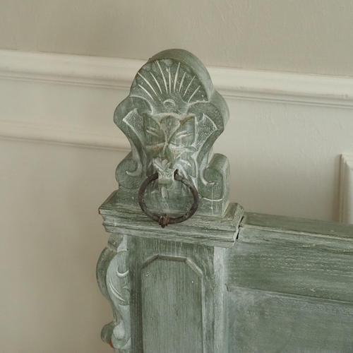 Antique Bench in Oak, 1900s For Sale - Image 11 of 17