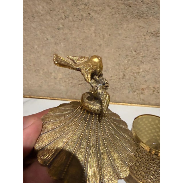 Vintage Matson Gold Tone Electric Vanity Light Lamp For Sale - Image 10 of 13