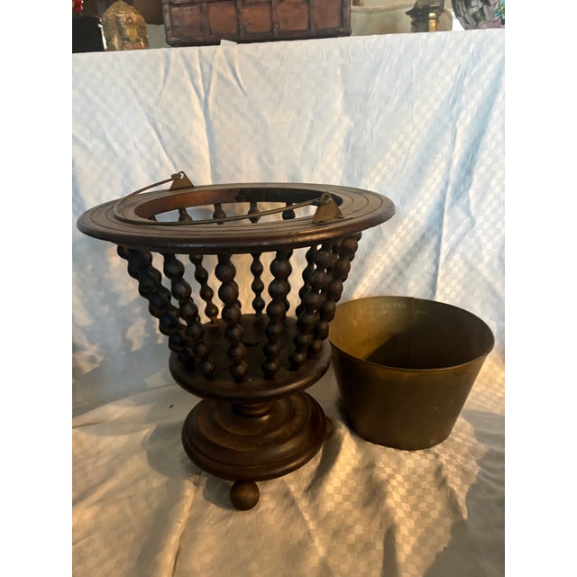 Mid 19th C Dutch Walnut Wine Bucket or Jardiniere For Sale - Image 4 of 13