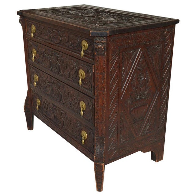 19th Century Italian Carved Dresser For Sale - Image 11 of 11