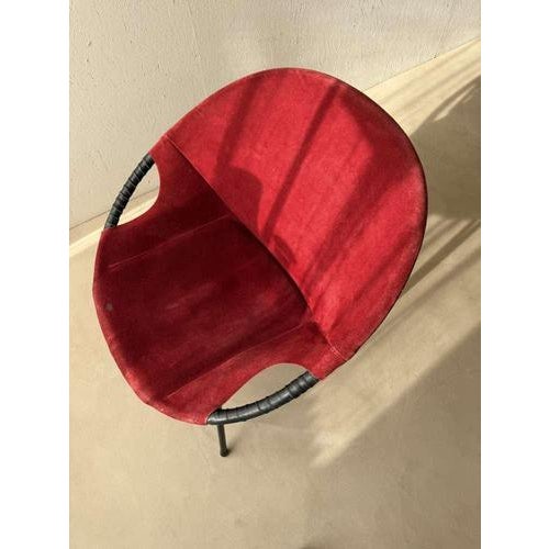 Animal Skin Balloon Lounge Chairs from Lusch, 1960s, Set of 2 For Sale - Image 7 of 14