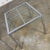 Hollywood Regency Chrome & Glass Square End Tables Brass Details a Pair Style of Maison Jansen For Sale - Image 9 of 16