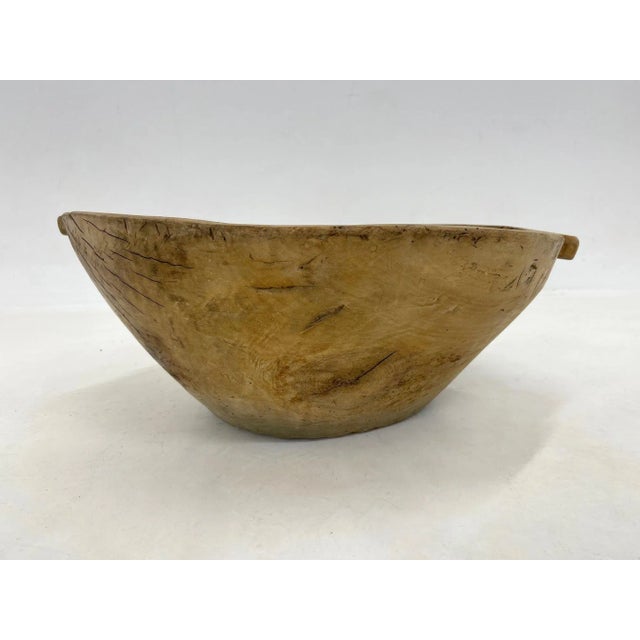 Antique Round Wooden Dough Trough, 1900s For Sale - Image 3 of 10