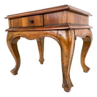 Vintage Salesman’s Sample-Sized Louis XV Style Burl Walnut Desk For Sale