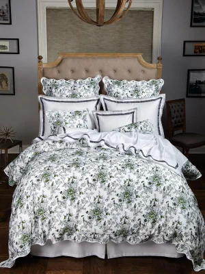 Mandarin Delights Duvet Cover Gray in Full
