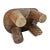 Vintage Large Lobi Wood Stool For Sale - Image 9 of 11