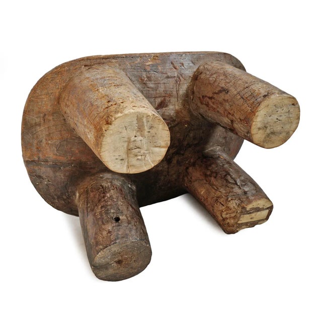Vintage Senufo Wood Stool For Sale - Image 9 of 12