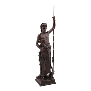 French Orientalist Bronze of Arab Soldier After Joaquin Angles (1859-1925)