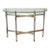 1940s Mid-Century Italian Renaissance Style Console and Etched, Hand-Painted Mirror For Sale