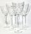 Vintage Wave Cut Crystal Goblets-Set of Six For Sale - Image 6 of 7