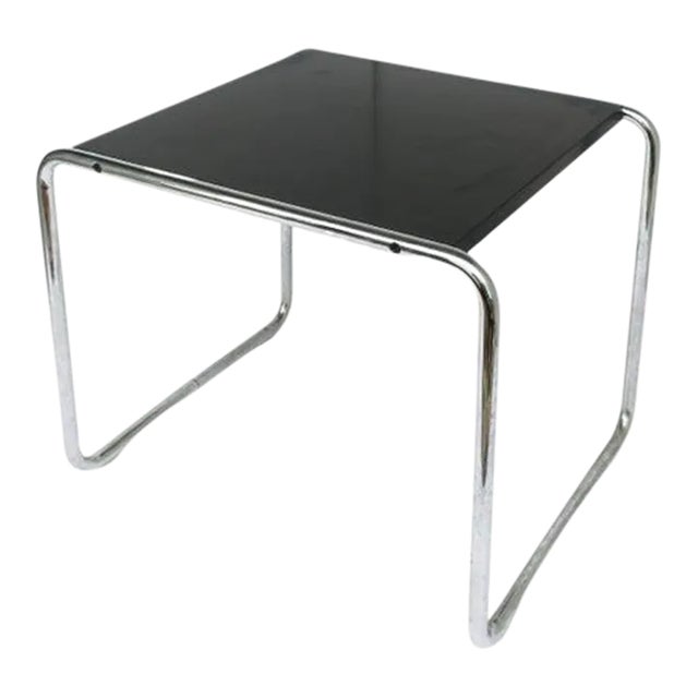 Marcel Breuer Black Laccio End Table Knoll Studio Bauhaus For Sale