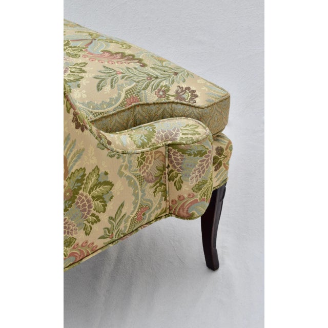 Mid 20th Century French Directoire Style Wing Back Chair For Sale - Image 9 of 13