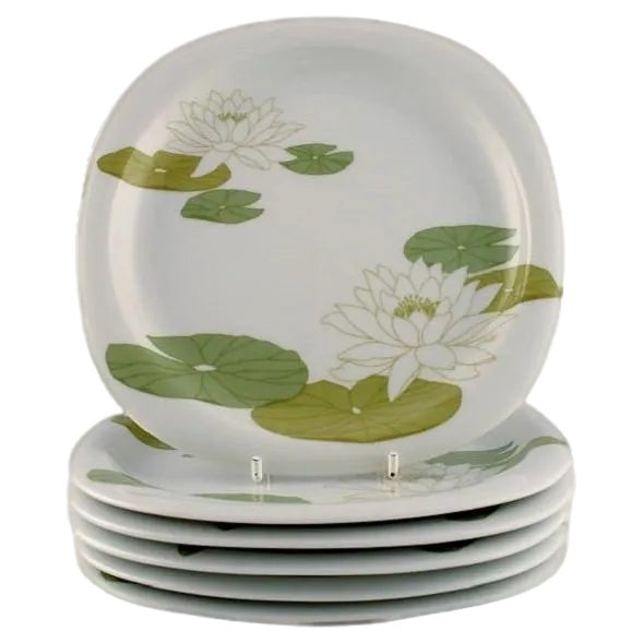Porcelain Lunch Plates by Timo Sarpaneva for Rosenthal, Finland, Set of 6 For Sale