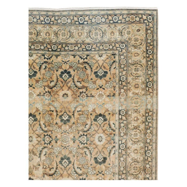 Galerie Shabab Collection Early 20th Century Handmade Persian Lavar Kerman Room Size Carpet, Circa 1920 For Sale - Image 4 of 10
