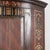 Original Brown Painted Swedish Pine Corner Cabinet Cupboard Dated 1839 For Sale - Image 4 of 12