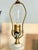 1940s Mid-Century Celadon Ceramic Lamp - Hollywood Regency Gold Greek Key For Sale - Image 5 of 7