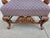 Blue Antique Victorian Style Upholstered Arm Chair For Sale - Image 8 of 11