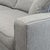 Room & Board 3-Seat Modern Gray Sofa With Pillow For Sale In San Francisco - Image 6 of 9