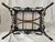 Vintage Bronze Scrollwork Vanity Bench With Cream Jacquard Upholstery For Sale - Image 18 of 18