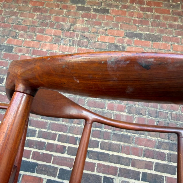 Black Hans J. Wegner Pair of Armchairs 'The Chair' for Johannes Hansen For Sale - Image 8 of 12