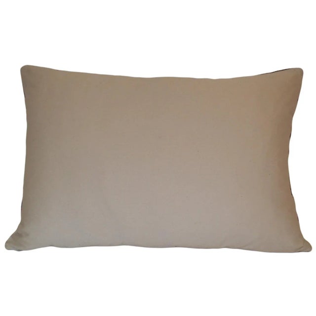 Solid Cotton fabric for the back Hidden zipper with removable down feather insert 24 x 7 x 16 Brand new design