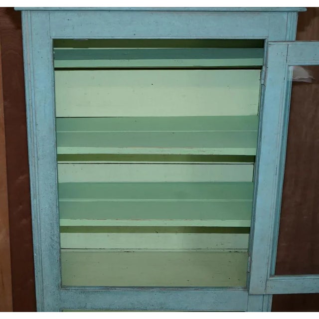 Hand Painted Pine Kitchen Pot Cupboard, 1860s For Sale - Image 18 of 18