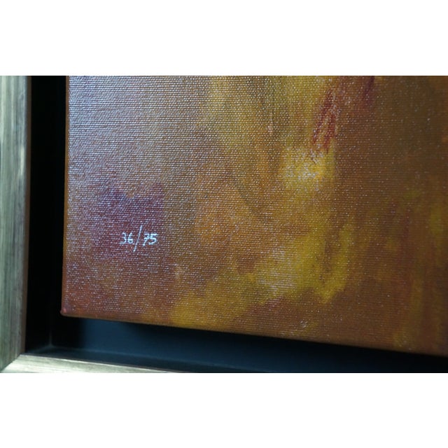 Late 20th Century Lovers Harmony by Hessam Abrishami Giclee on Canvas Musicians Signed Framed 58" For Sale - Image 10 of 12