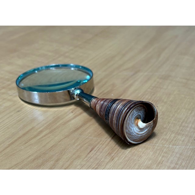 Shell-Handle Magnifying Glass | Chairish