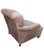 Taupe A Rare Vintage Genuine Leather Club Chair by William Alan and Ottoman For Sale - Image 8 of 9
