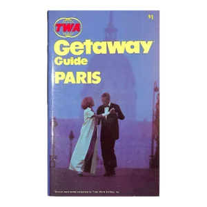 "Twa Getaway Guide Paris" 1971 Porter, Darwin and Godwin, John
