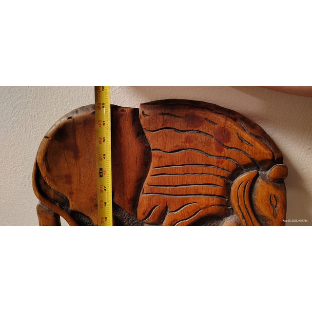 African African Chief Hand Carved Chair For Sale - Image 3 of 7