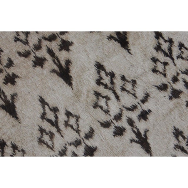 Traditional Hand Knotted Ikat Rug . 08'03" X 10'10" For Sale - Image 3 of 3
