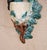 19th Century French Barbotine Wall Pocket With Bird Motif and Oak Leaves For Sale - Image 4 of 12