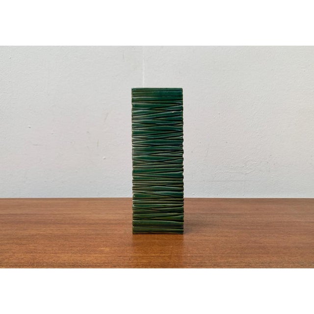 Mid-Century Italian Minimalist Pottery Block Vase from Bitossi, 1960s For Sale - Image 12 of 18