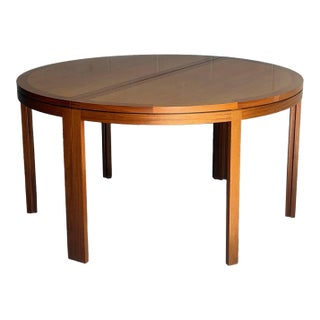 Mid 20th Century Round Dining Table Christian Hvidt for Søborg Møbelfabrik – Danish Modern Teak Table For Sale