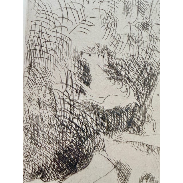 Marie Laurencin “La Sieste,” 1925 Original French Etching, Framed For Sale - Image 11 of 13