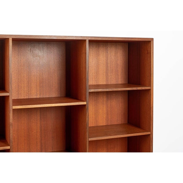 1960s Danish Mid-Century Modern Teak Bookcase Cabinet by Peter Løvig Nielsen, 1960s For Sale - Image 5 of 18