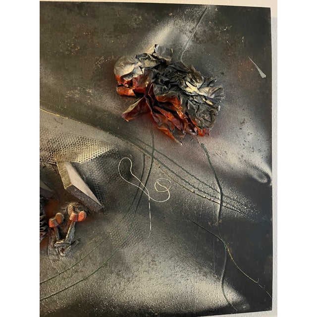 Industrial Vintage Gurami Monumental Industrial Brutalist Mixed-Media Relic Painting – Signed "Gurami" For Sale - Image 3 of 7