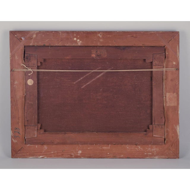 Carl Thiele, Forest Scene with a Lake, 1882, Oil on Canvas, Framed For Sale - Image 8 of 10