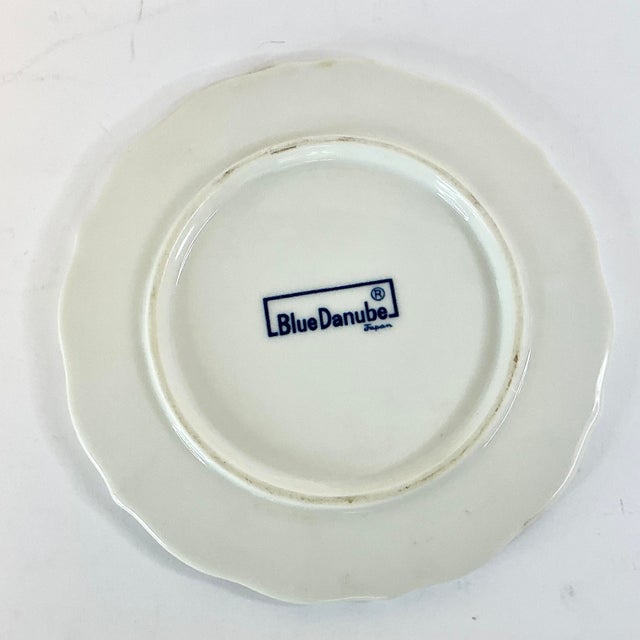1970s 1970s Vintage Japanese Chinoiserie Meissen Blue Danube Trivet For Sale - Image 5 of 6