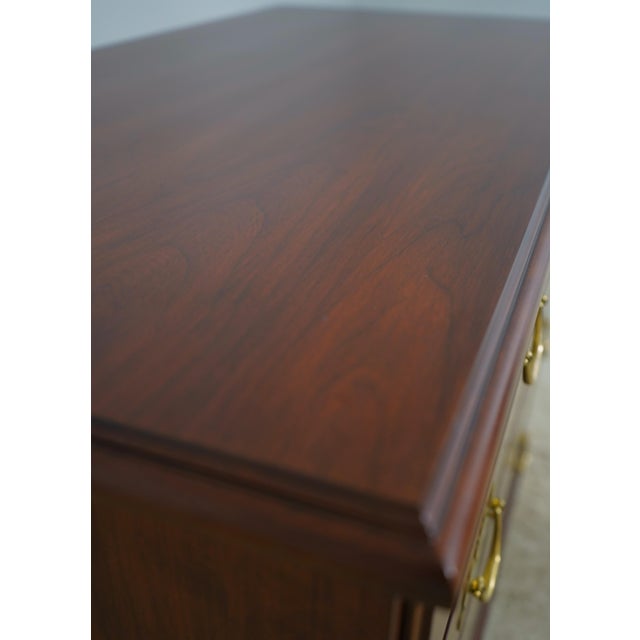 Wood Henkel Harris Cherry 5 Drawer Dresser Chest For Sale - Image 7 of 18