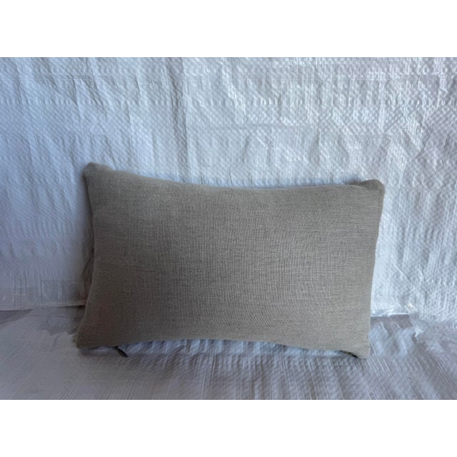 17th Century 17th Century Flemish Tapestry Pillow With Abstract Linear Motif For Sale - Image 5 of 5