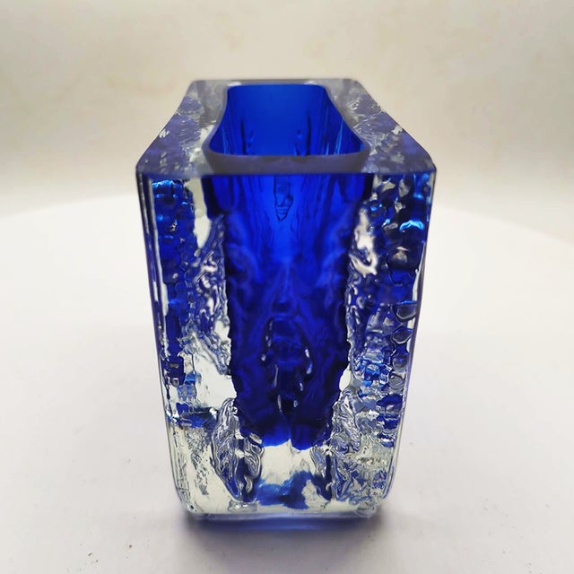 Glass Rectangular Ashtray or Catch-All in Handcrafted Murano Glass attributed to Mandruzzato, Italy, 1960s For Sale - Image 7 of 11