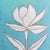 Original Framed Botanical Diptych Painting Set White Flower Gold Wall Art Oil Canvas by Tatiana Duperault For Sale - Image 4 of 5