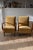 Yellow Jindrich Halabala Chairs in Yellow Mohair For Sale - Image 8 of 11