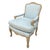 French 18th C Style Dennis & Leen Fauteuil Arm Chair 1 of 2 For Sale - Image 3 of 7