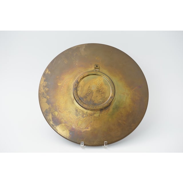 Blue Mid-Century Mosaic Bowl or Wall Plate by R. Zimmermann for Ritter, 1950s For Sale - Image 8 of 10