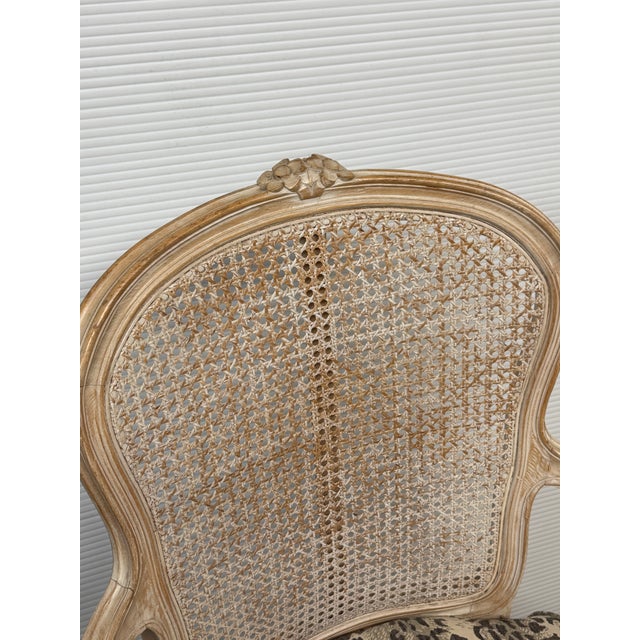 Louis XV French Country Bergere Chair For Sale In San Francisco - Image 6 of 11