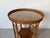 Vintage Palecek Coastal Rattan and Woven Wicker End Side Table With Glass Top/ Sold For Sale - Image 11 of 12